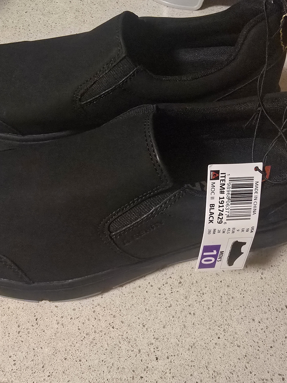 Gerry Weber Men's Black Slip-On Loafers